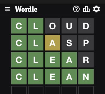 Wordle, Nov 26, 2022
