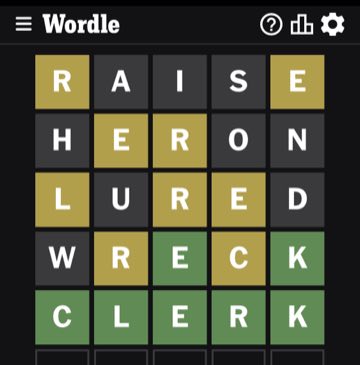 Wordle, May 24, 2023