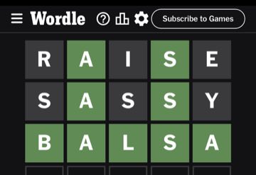 Wordle, Jun 9, 2023