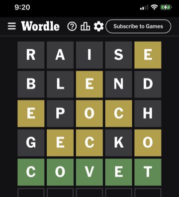 Wordle, Jun 23, 2023