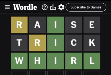 Wordle, Jul 12, 2023