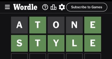 Wordle, Jul 31, 2023