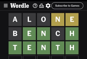 Wordle, Aug 1, 2023