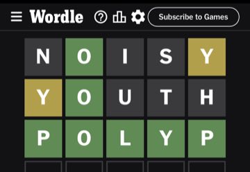 Wordle, Aug 6, 2023