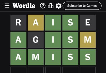Wordle, Aug 17, 2023