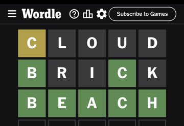 Wordle, Aug 21, 2023