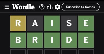 Wordle, Aug 31, 2023