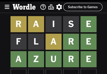 Wordle, Sep 29, 2023