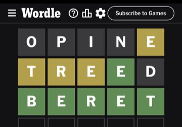 Wordle, Oct 1, 2023