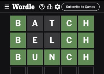 Wordle, Oct 5, 2023