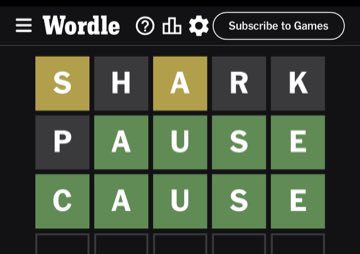 Wordle, Oct 24, 2023