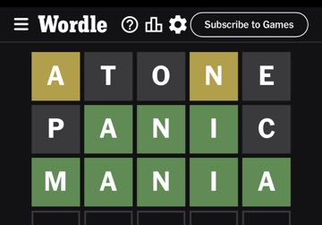 Wordle, Nov 4, 2023