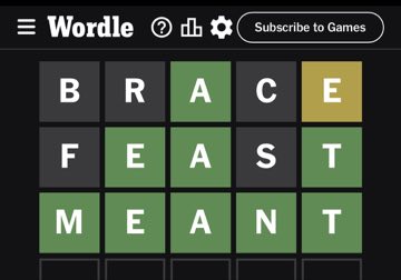 Wordle, Nov 12, 2023