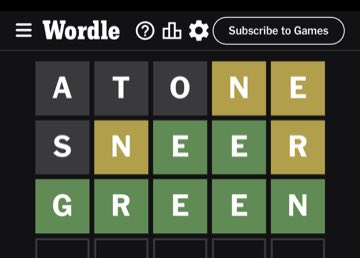 Wordle, Nov 13, 2023