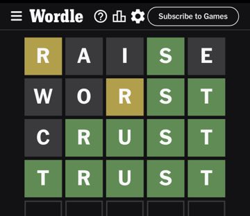 Wordle, Nov 16, 2023