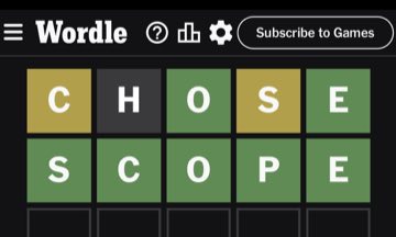 Wordle, Nov 28, 2023