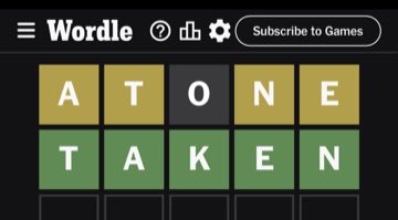 Wordle, Dec 1, 2023