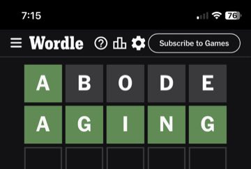 Wordle, Jan 2, 2024