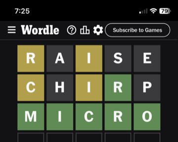 Wordle, Feb 3, 2024